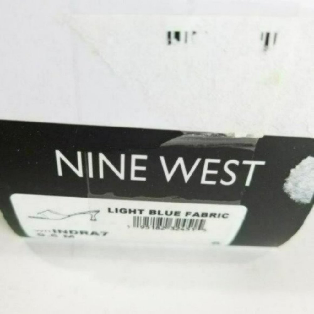 Nine West Indra Square Toe Low Heel Sandals-9.5 - Picture 8 of 8